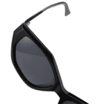 Black Futuristic Acetate Sunglasses | Révolution II by AKA SAVRAN