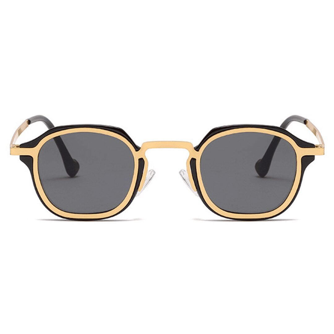 Thin Black and Gold Sunglasses