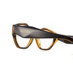 Black and Orange Futuristic Acetate Eyeglasses | Révolution by AKA SAVRAN