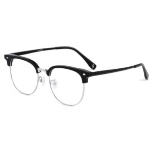 Black Acetate and Titanium Eyeglasses | Déjà Vu by AKA SAVRAN