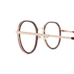 Pattern Brown Luxury Acetate Eyeglasses | Brazza by AKA SAVRAN