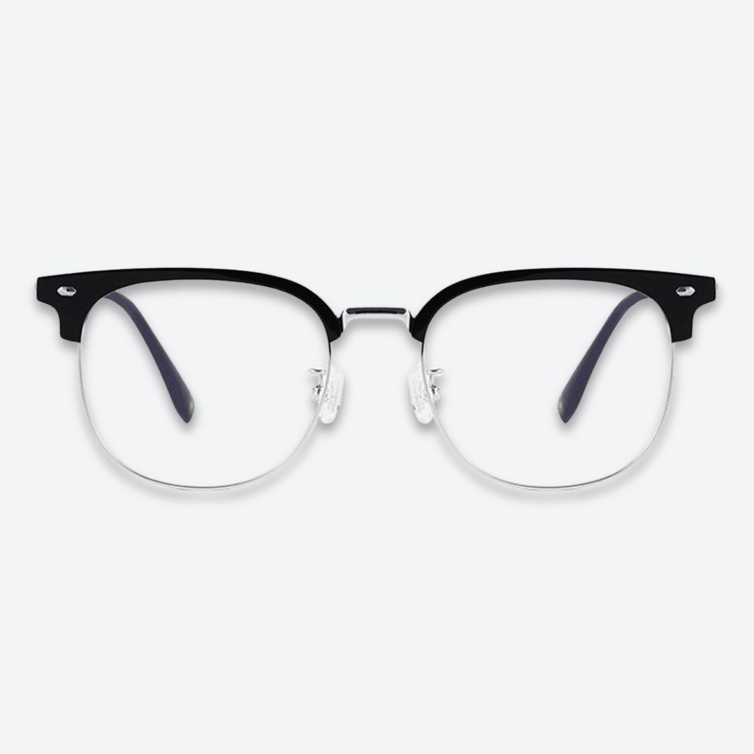 Black Acetate and Titanium Eyeglasses | Déjà Vu by AKA SAVRAN