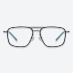 Grey Titanium Eyeglasses | Aviateur by AKA SAVRAN