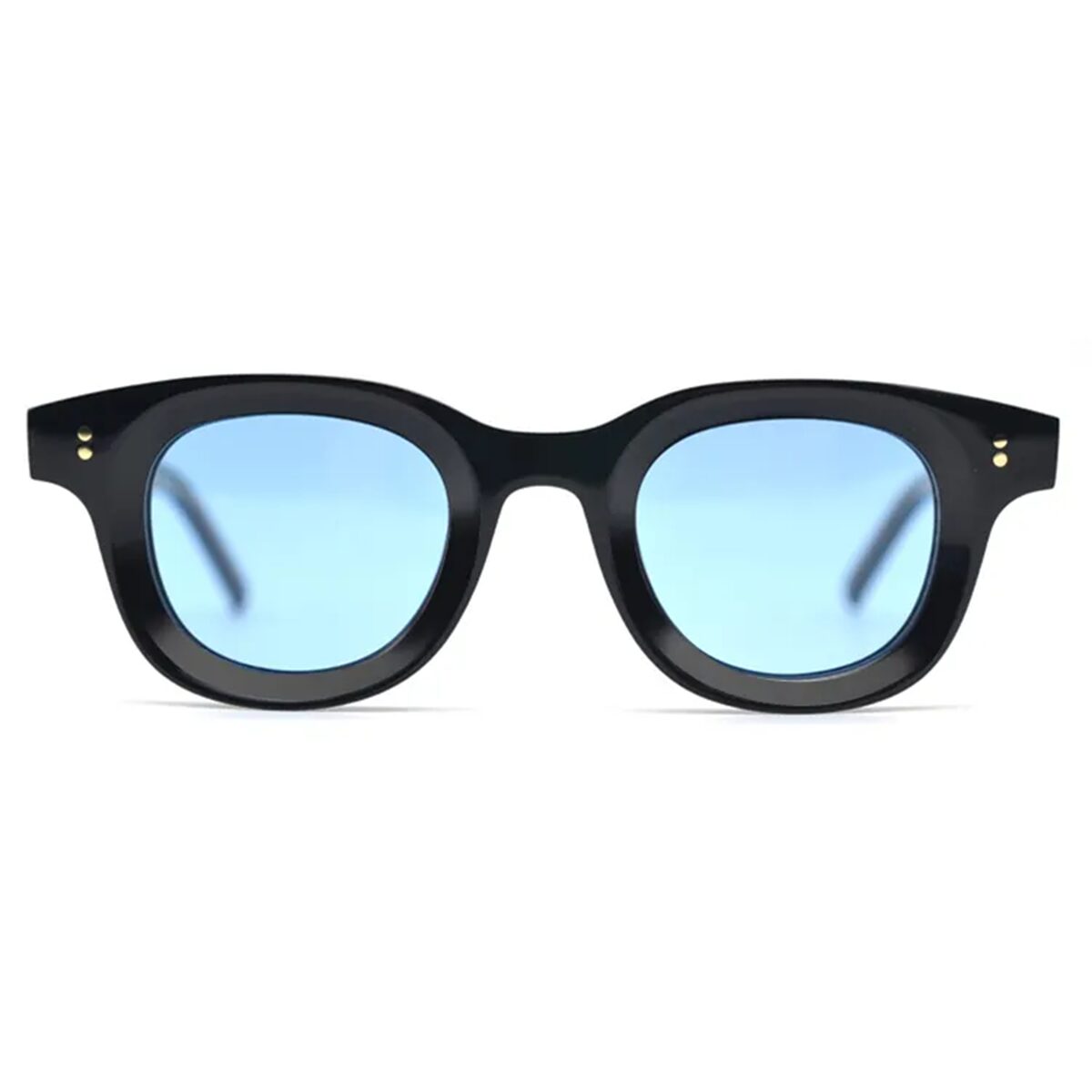 KOKO BLEU, luxe ronde zonnebril uit de KOKO Zonnebrillencollectie van AKA SAVRAN