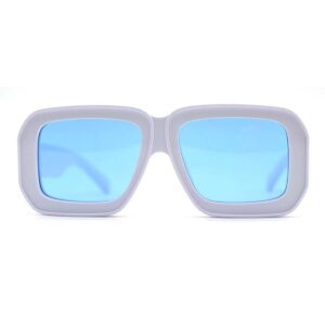 Luxuriöse Oversized-Sonnenbrille, Supreme der Luxusbrillenmarke AKA SAVRAN, ähnlich der Loewe Paula's Ibiza Dive in Mask Sunglasses