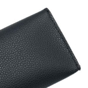 Green Vegan Leather Eyewear Carry Case by Luxury Brand AKA SAVRAN Back Angle