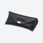 Black Vegan Leather Eyewear Carry Case by Luxury Brand AKA SAVRAN